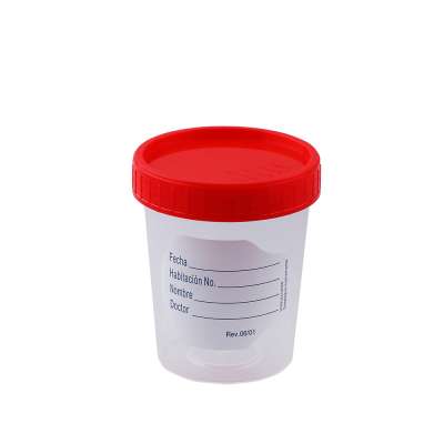 HDMED Factory Supply Red Cap  Urine Container