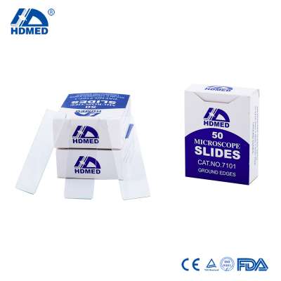 HDMED Super White Glass Microscope Slides